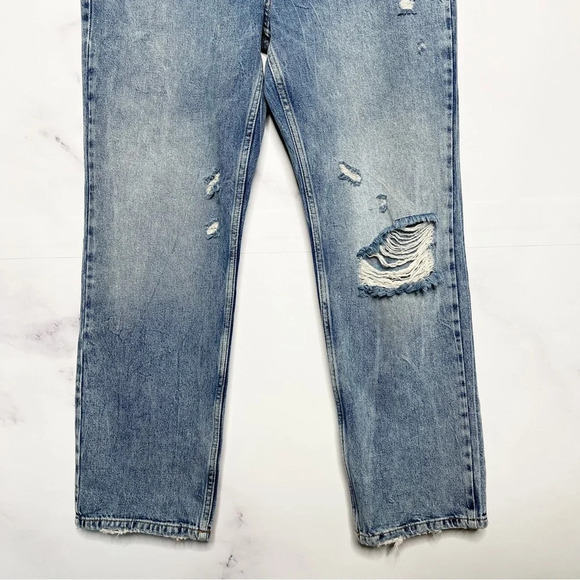 Free People We The Free Dakota Straight Leg Jeans in Vintage‎ Indigo - Picture 5 of 14